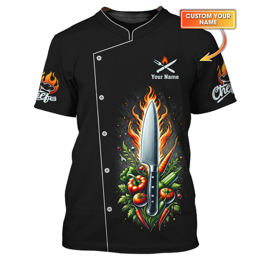 T-shirt de chef personnalisé - Libérez votre passion culinaire