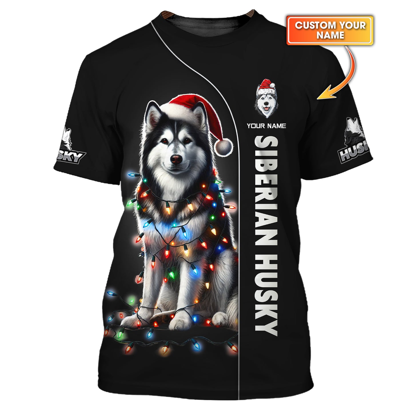 Camiseta con nombre personalizado de montaña bernesa, regalo Never Walk Alone para amantes de los perros, camisetas 3D