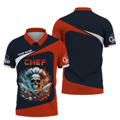 Camiseta de chef personalizada con calavera: da rienda suelta a tu pasión culinaria