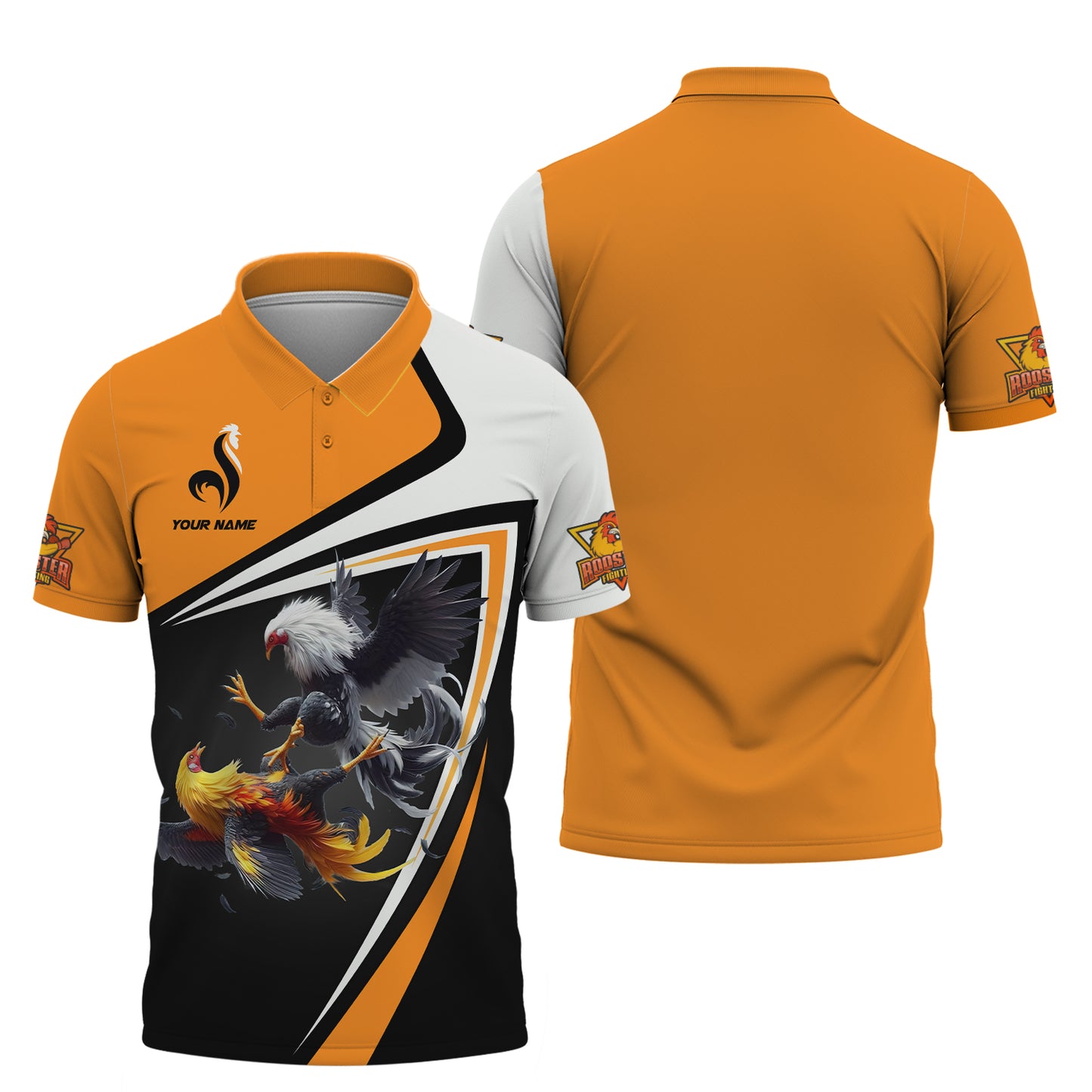 3D Full Print Rooster Fight T-Shirt Personalized Name Gift For Rooster Lovers