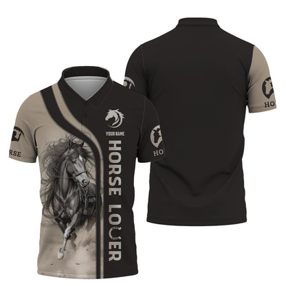 Camiseta personalizada de The Brave Horse, regalo para amantes de los caballos