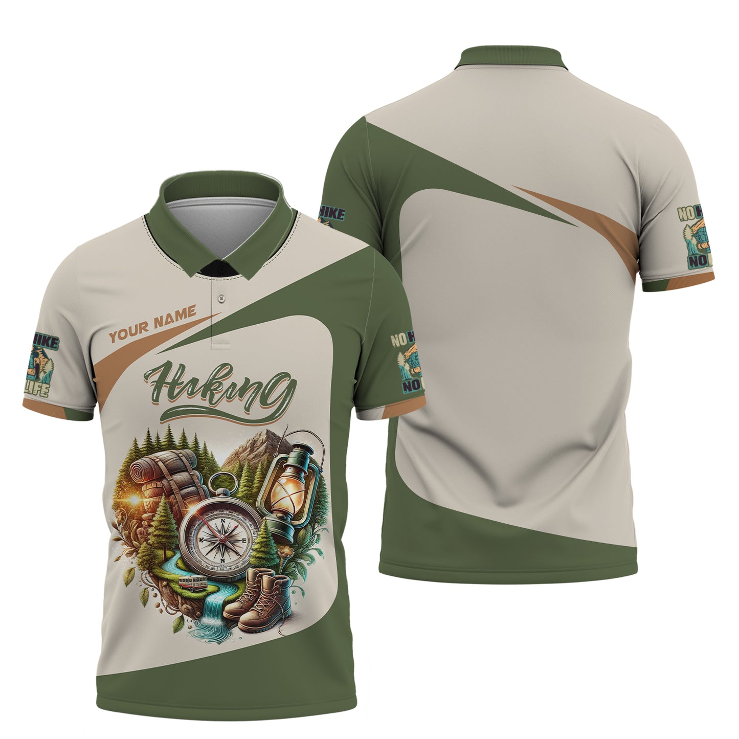 Camisetas personalizadas de senderismo Camiseta 3D The Heart Of Hiking Regalo para amantes del senderismo