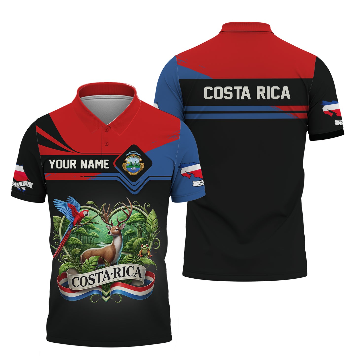 Custom Costa Rica Wildlife 3D Shirt Gift For Costa Rica Lovers