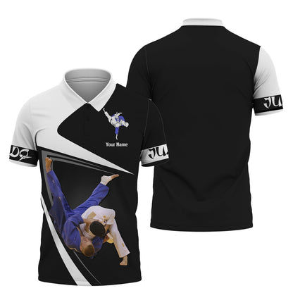 Sweat à capuche zippé personnalisé avec nom personnalisé pour les amateurs de judo