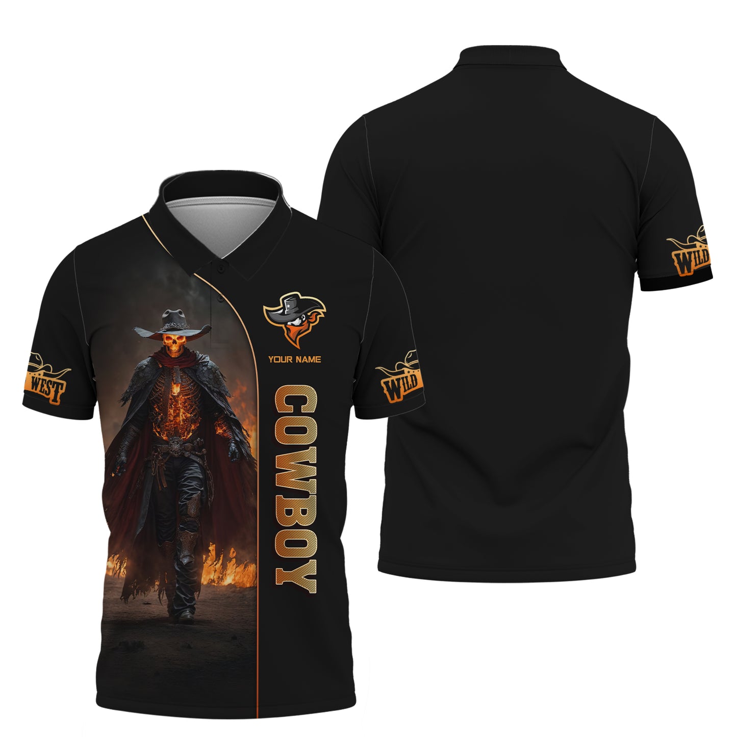 T-shirt personnalisé Cowboy Spirit - Embrassez le Far West