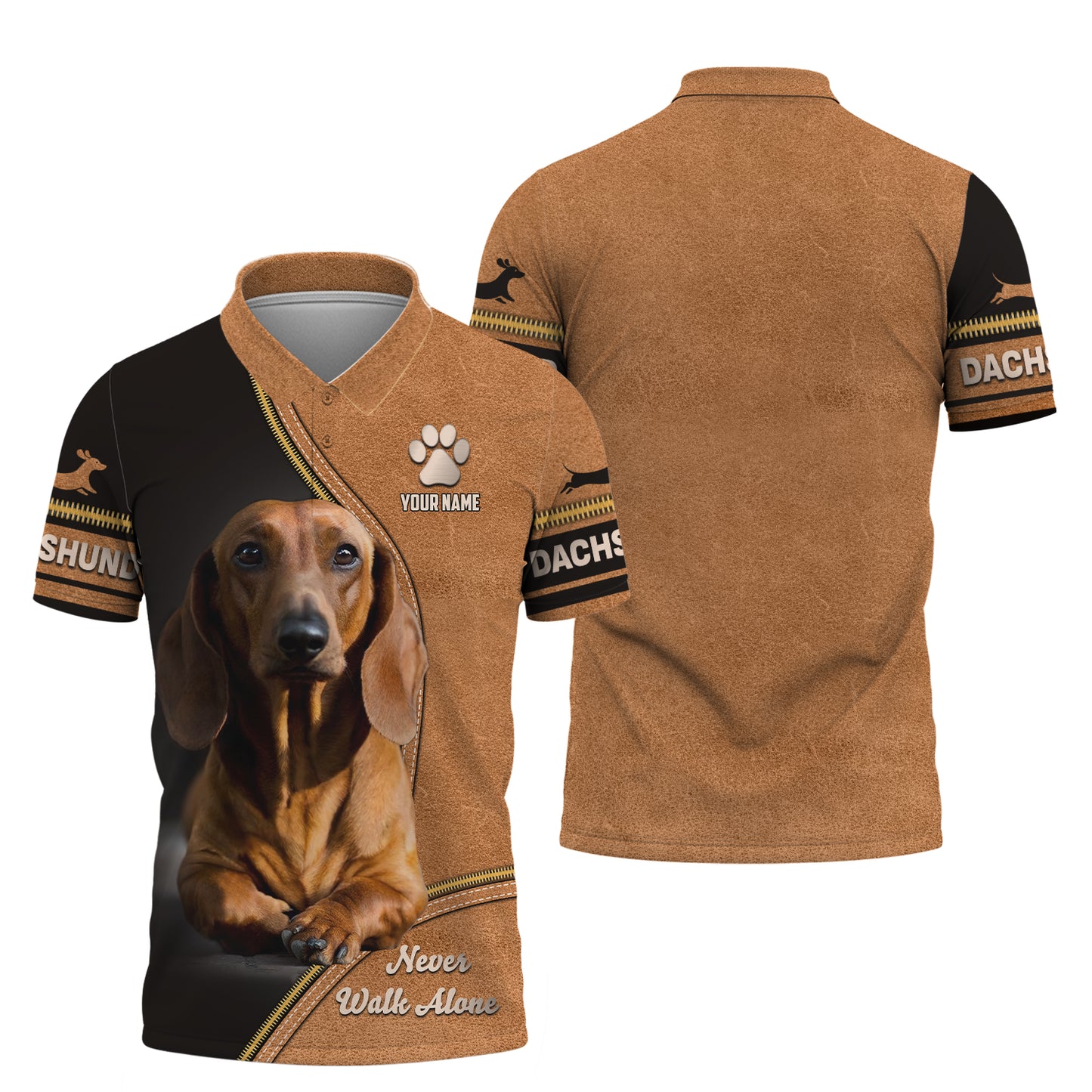 Camiseta con nombre personalizado de montaña bernesa, regalo Never Walk Alone para amantes de los perros, camisetas 3D