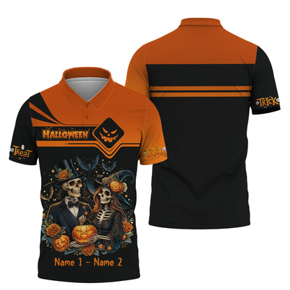 Camisetas personalizadas con nombre en 3D y mensaje de feliz Halloween Camiseta de Halloween con calabaza y pastor alemán