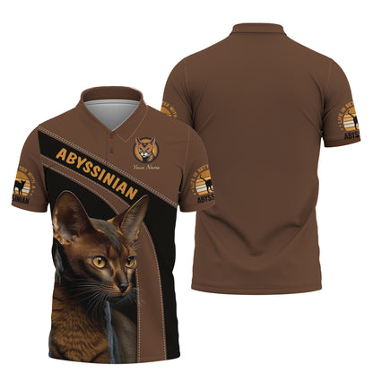 Personalized Abyssinian Cat Shirt - Embrace the Elegance of Abyssinian Felines