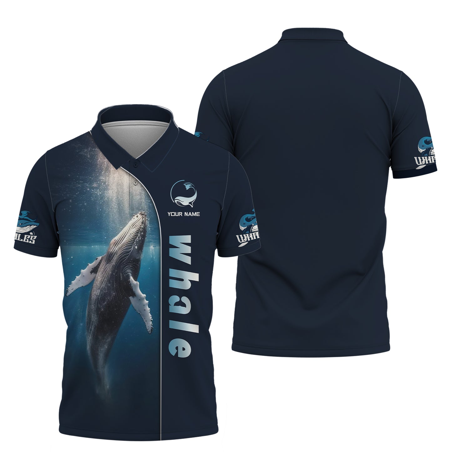 Personalized Name Whale 3D Shirts - Embrace The Spirit Of The Ocean