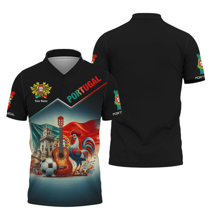 Unisex Portugal Shirt 3D Full Print Portugal Shirt Personalized Gift For Portugal Lovers