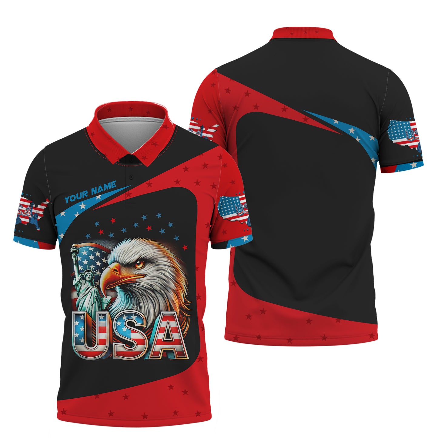 Personalized USA Pride Shirt - Celebrate American Spirit