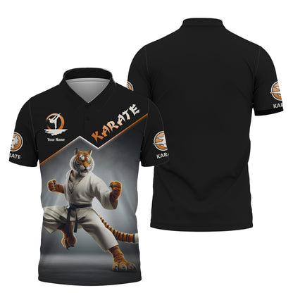 Personalized Karate Tiger Shirt - Unleash Your Inner Warrior