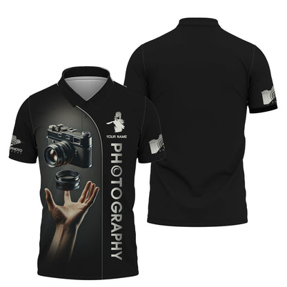 Photographer Custom Name Shirts Photography 3D Shirt Gift For Photographer Lover