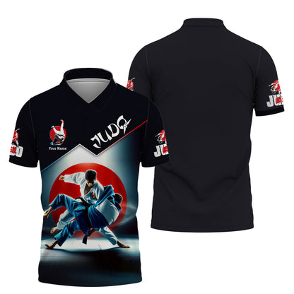 Camiseta de judo con nombre personalizado Regalo con nombre personalizado para amantes del judo