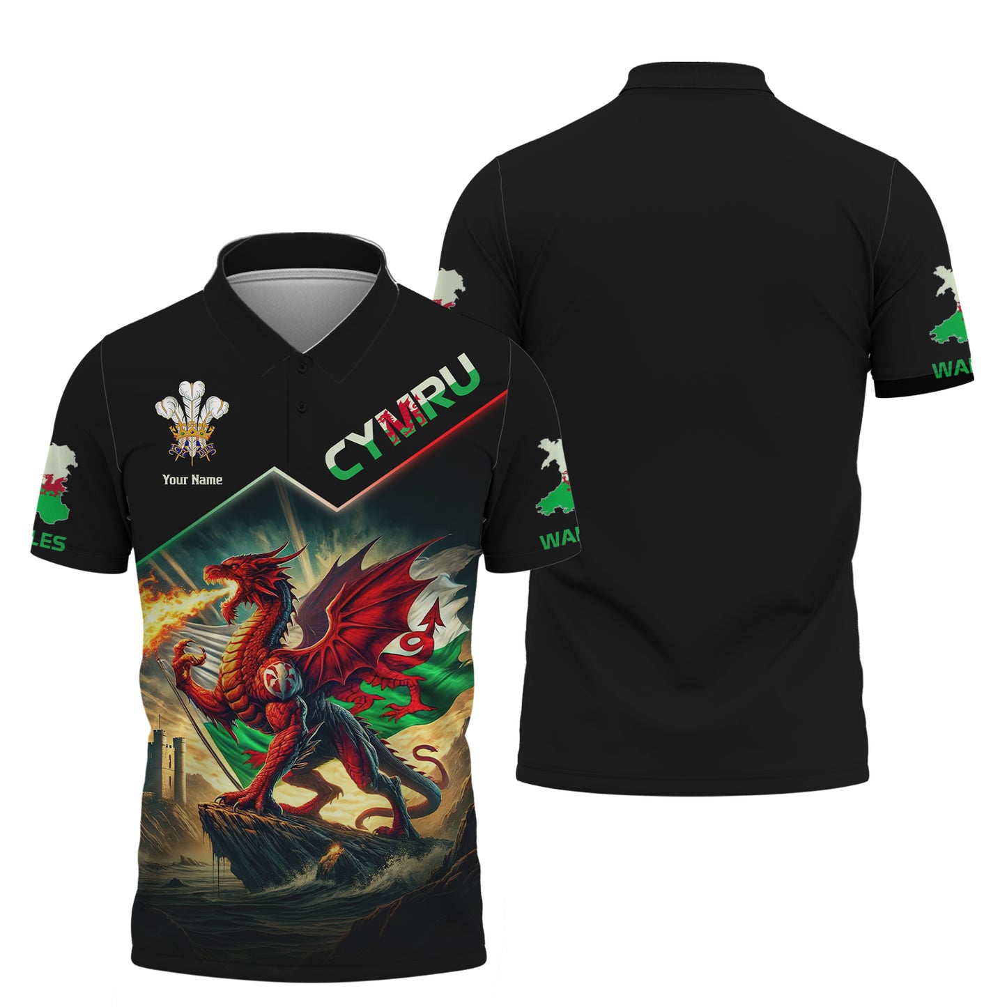 Personalized Wales Pride Shirt - Celebrate Welsh Heritage