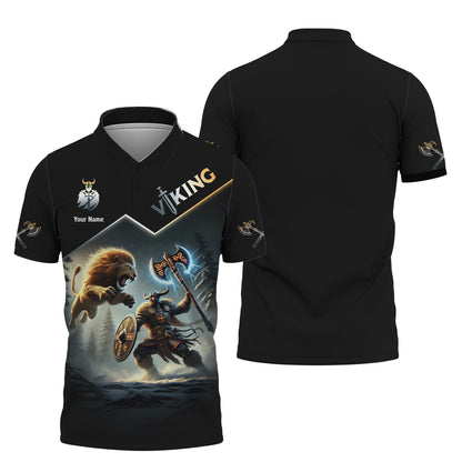 T-shirt Brave Viking Warrior avec drapeau norvégien imprimé en 3D, cadeau personnalisé pour les amoureux norvégiens