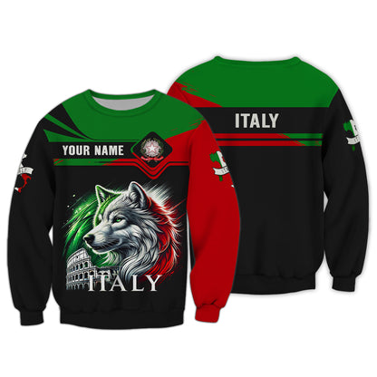 Camiseta personalizada del orgullo italiano: muestra tu pasión por Italia