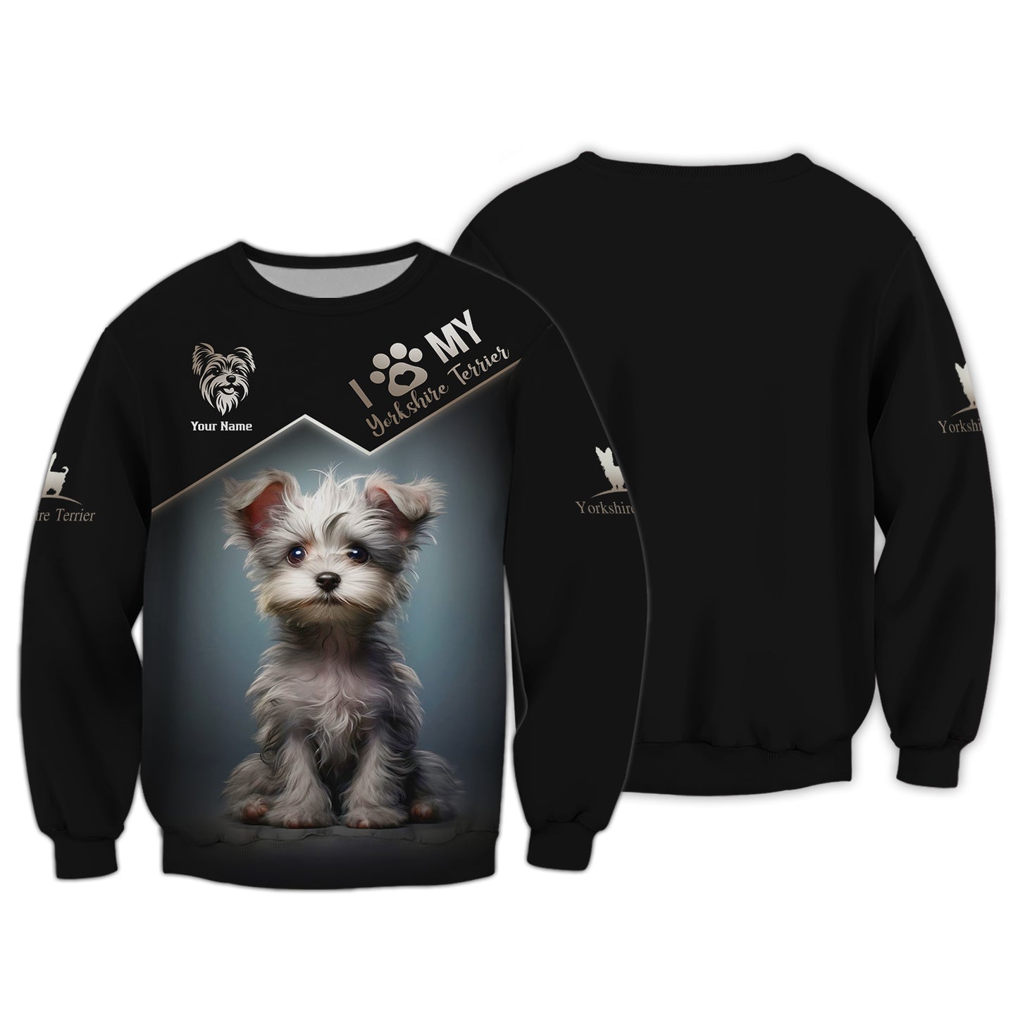 T-shirt Yorkshire Terrier personnalisé – Célébrez votre ami à quatre pattes