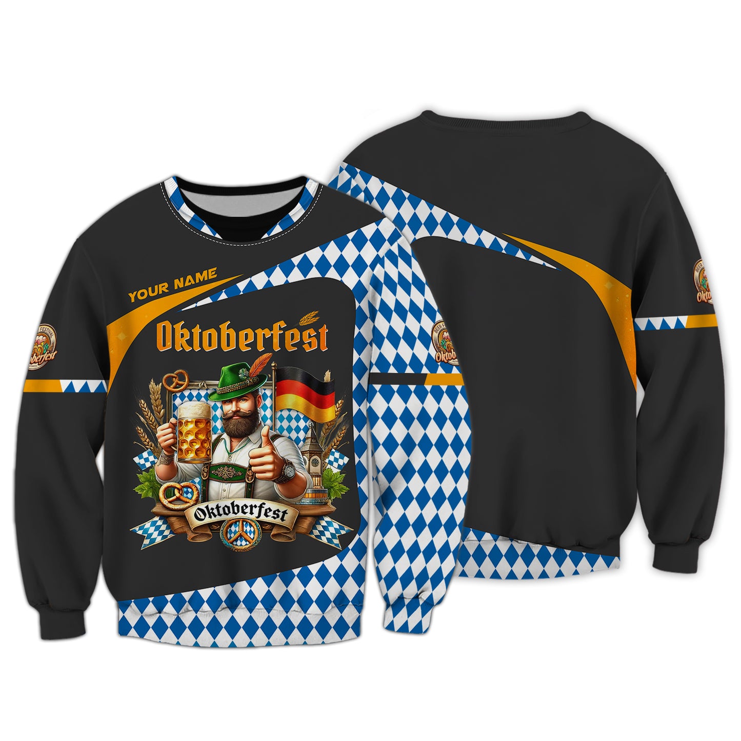 Oktoberfest Custom Name 3D Shirts Beer Festival T-Shirt Gift For Oktoberfest Lovers