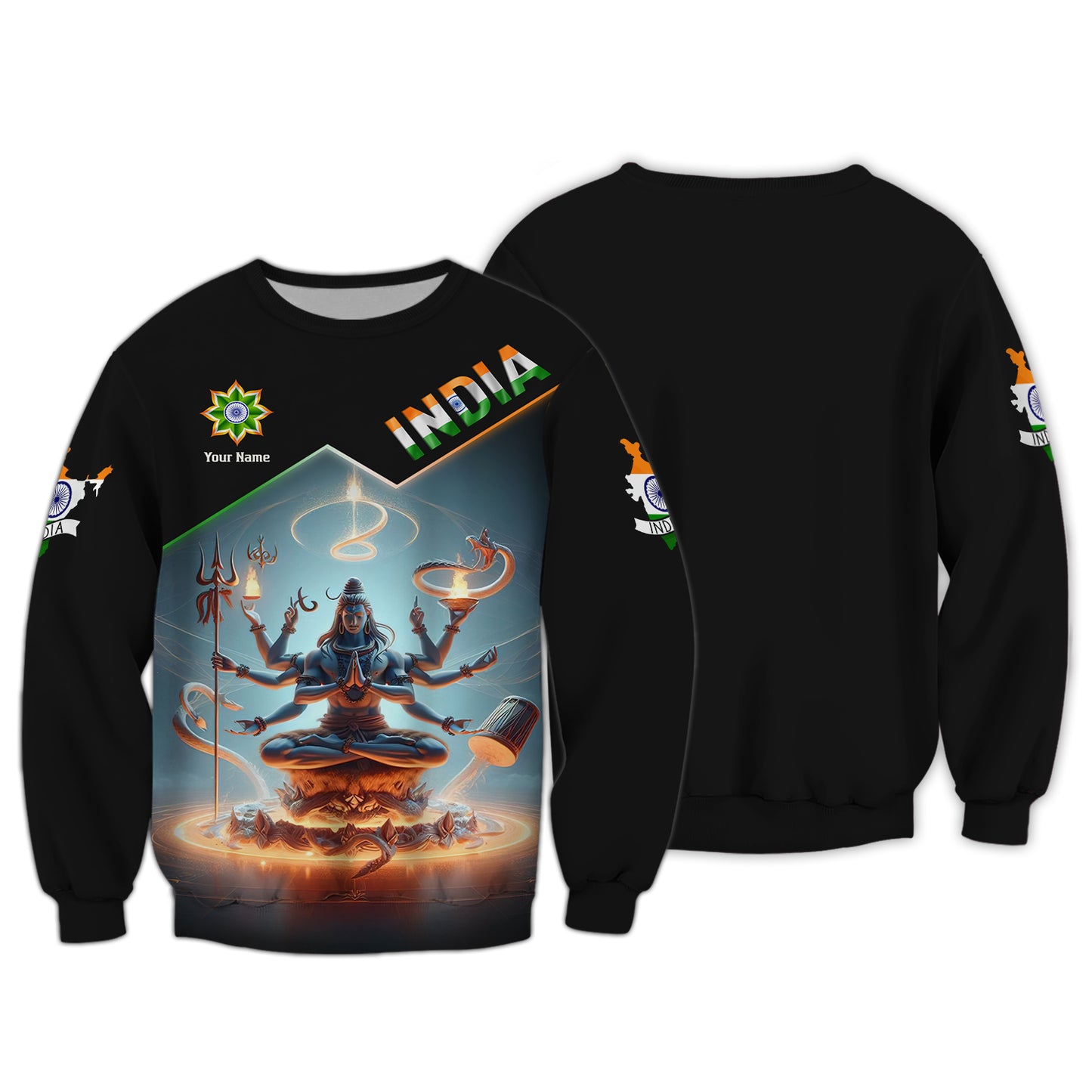 Personalized Divine India Shirt - Embrace Spirituality