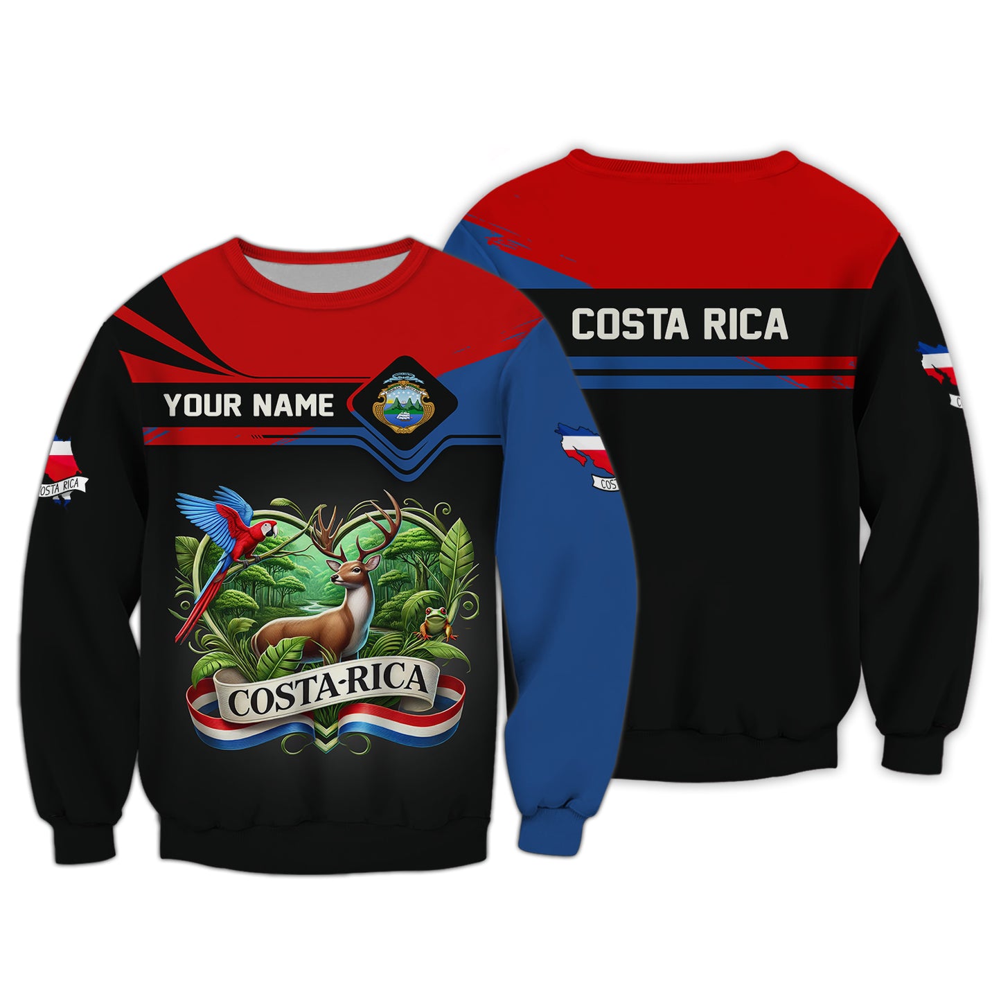 Custom Costa Rica Wildlife 3D Shirt Gift For Costa Rica Lovers