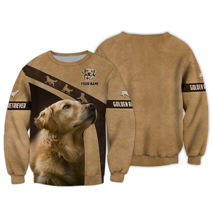 Personalized Golden Retriever Shirt - Celebrate Your Loyal Companion