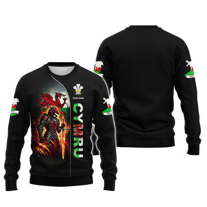 Personalized Cymru Dragon Shirt - Embrace Welsh Pride and Heritage