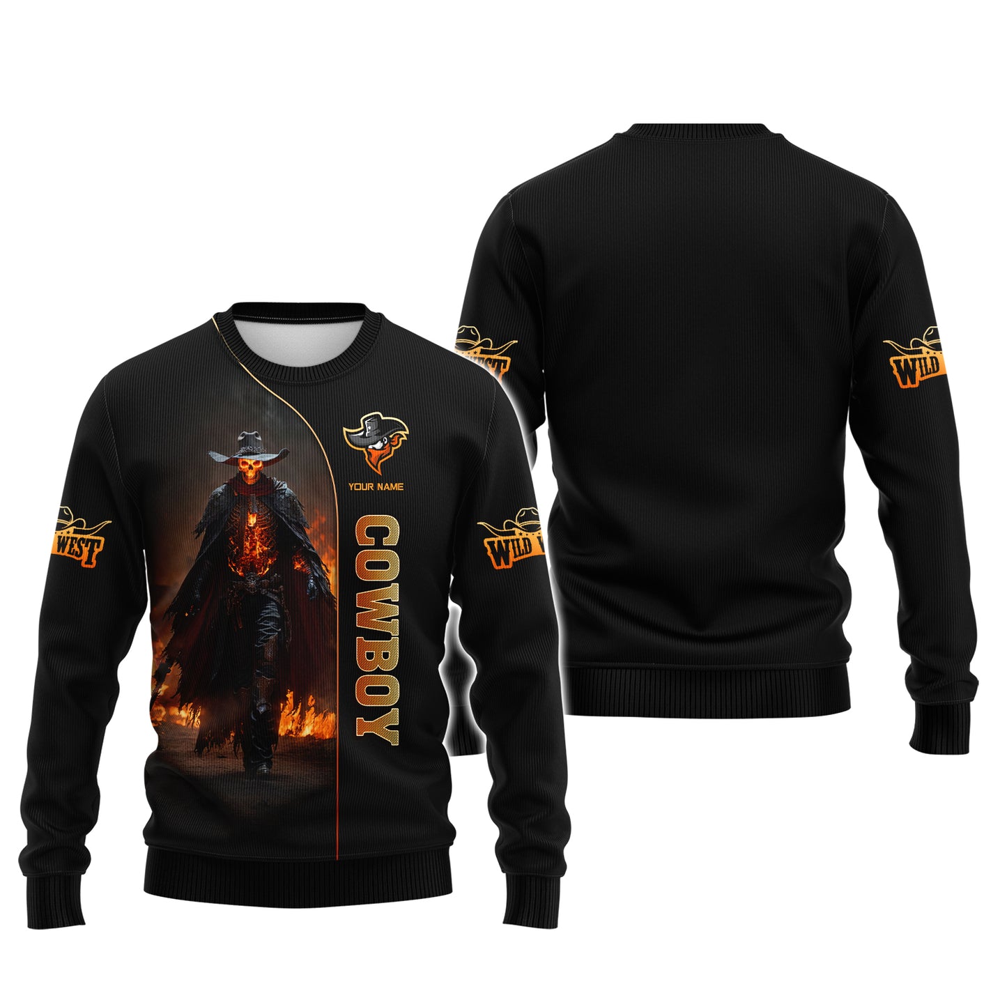 T-shirt personnalisé Cowboy Spirit - Embrassez le Far West