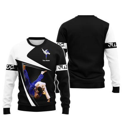 Camiseta personalizada con nombre de judo, regalo para amantes del judo