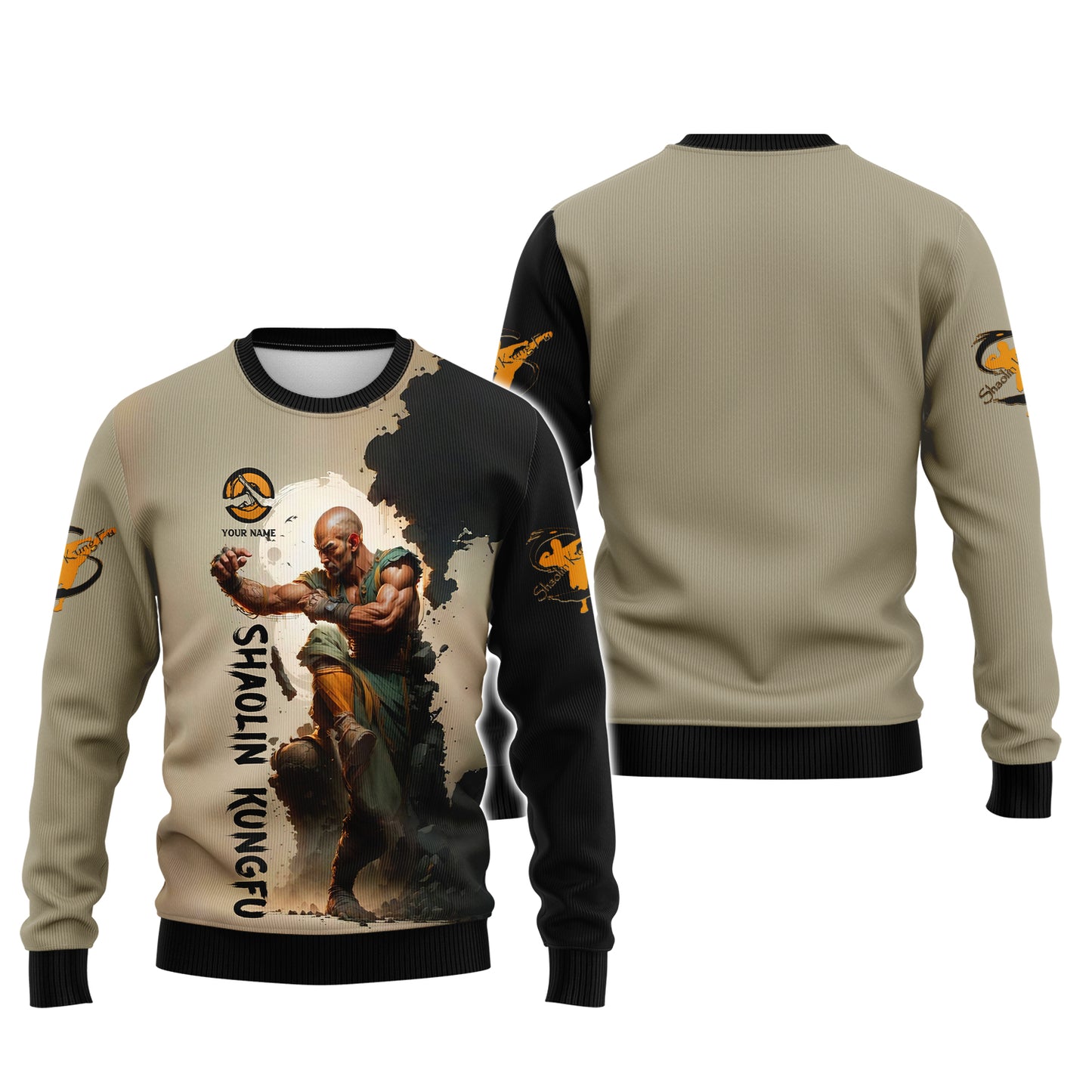 3D Full Print Shaolin Kungfu Shirt Personalized Name Gift For Shaolin Kungfu Lovers