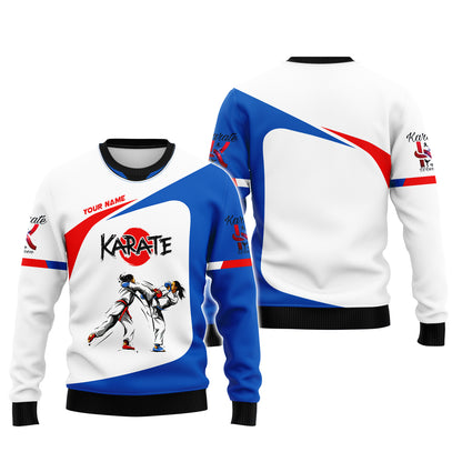 Camiseta de karate con nombre personalizado Regalo con nombre personalizado para amantes del karate