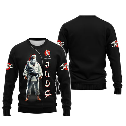 Camisetas de luchador de judo con impresión 3D completa, regalo con nombre personalizado para amantes del judo