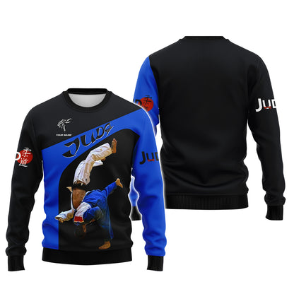 Camisetas personalizadas de luchador de judo. Regalo con nombre personalizado para amantes del judo