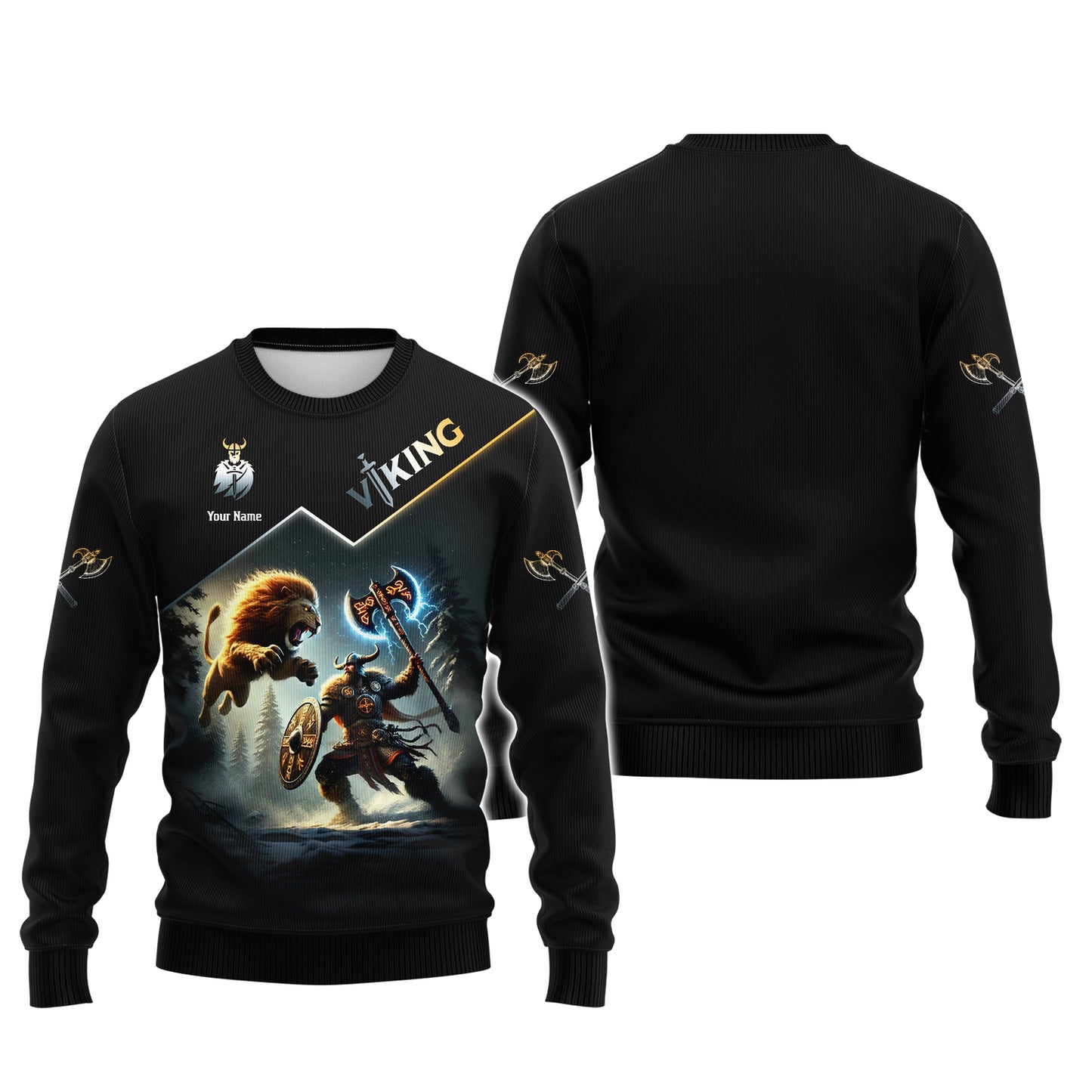 T-shirt Brave Viking Warrior avec drapeau norvégien imprimé en 3D, cadeau personnalisé pour les amoureux norvégiens