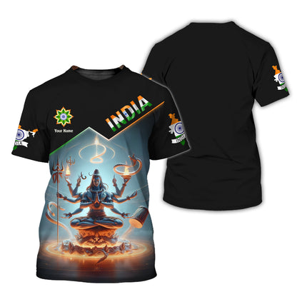 Personalized Divine India Shirt - Embrace Spirituality