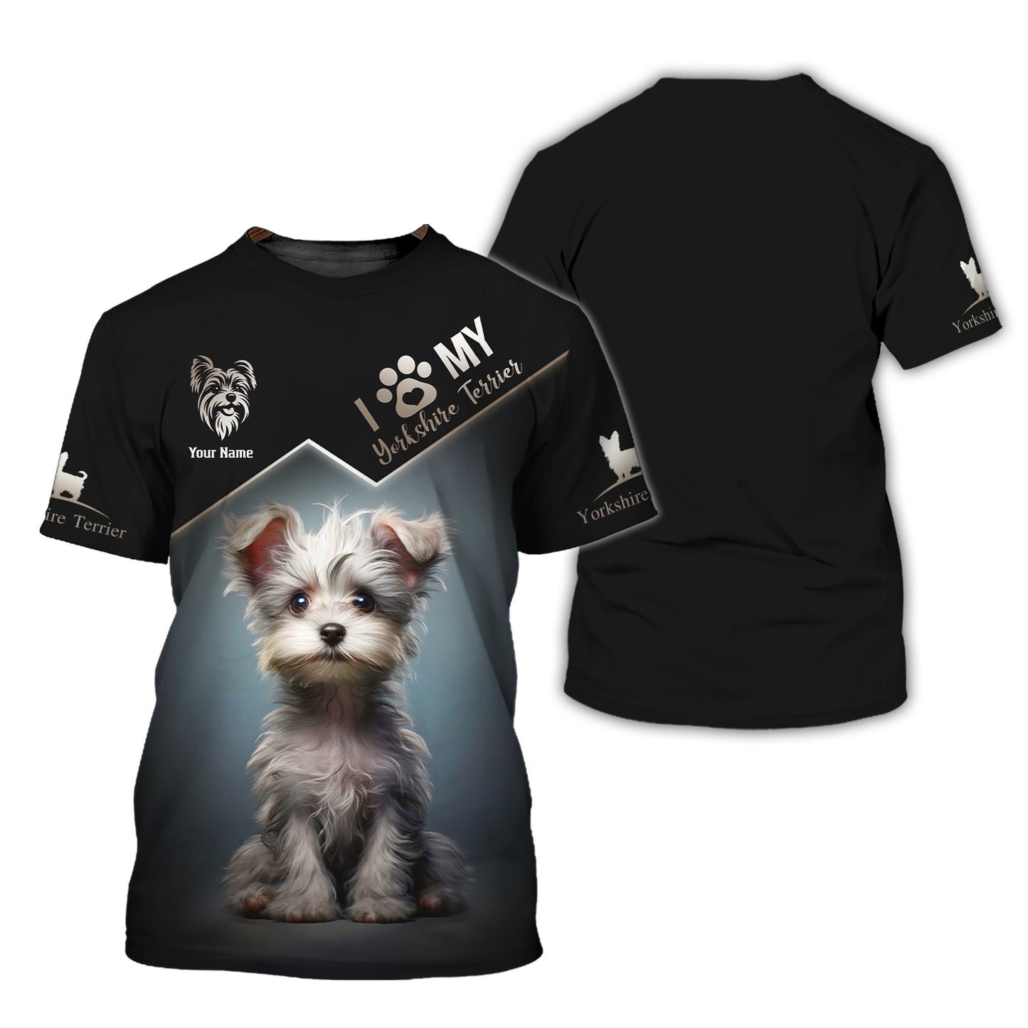 T-shirt Yorkshire Terrier personnalisé – Célébrez votre ami à quatre pattes