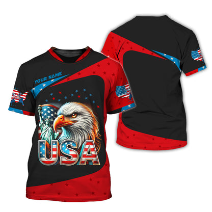 Personalized USA Pride Shirt - Celebrate American Spirit