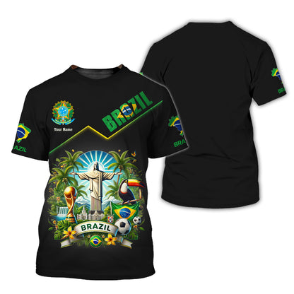 Personalized Brazil Pride Shirts - Embrace the Spirit