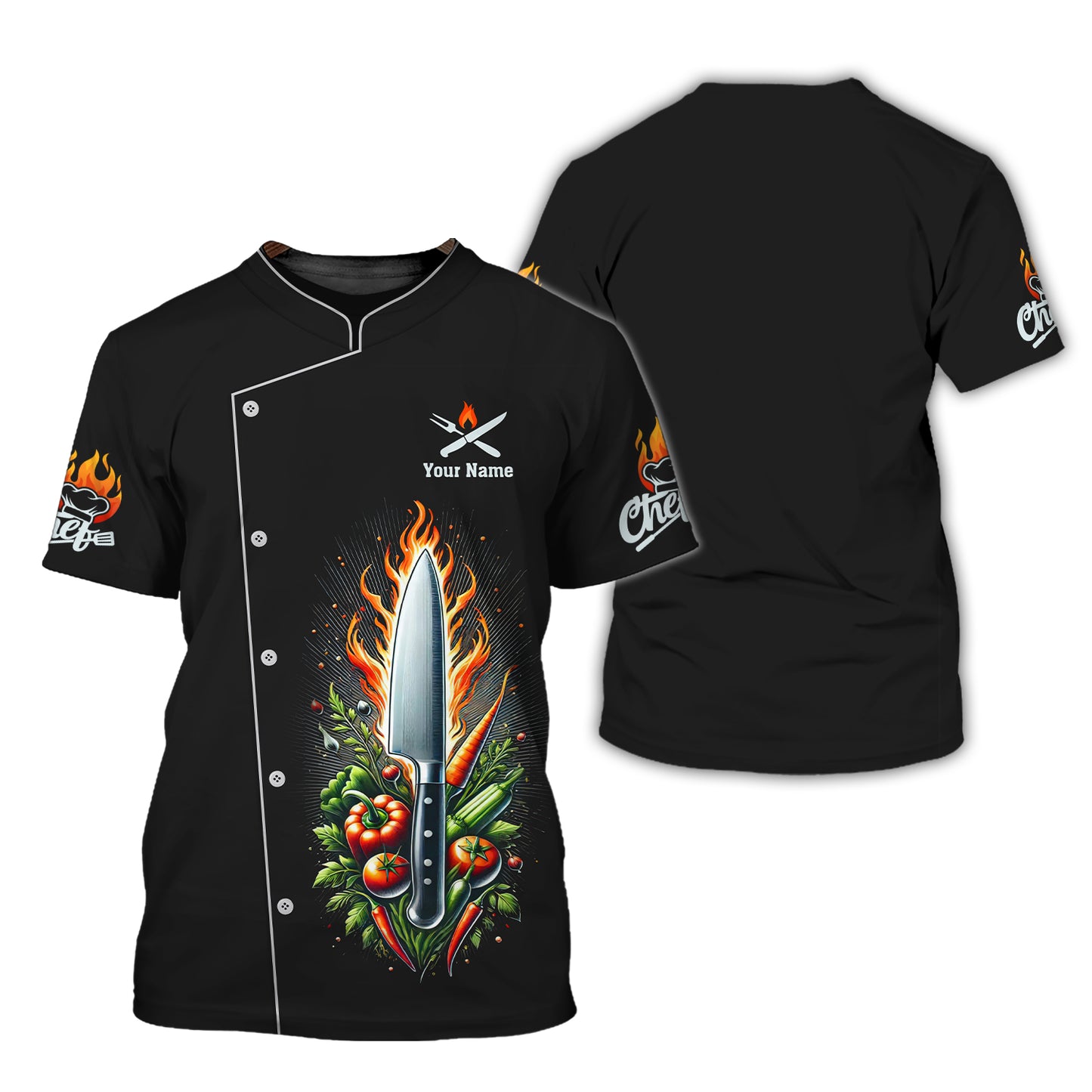 Camiseta personalizada de maestría de chef: desata tu pasión culinaria