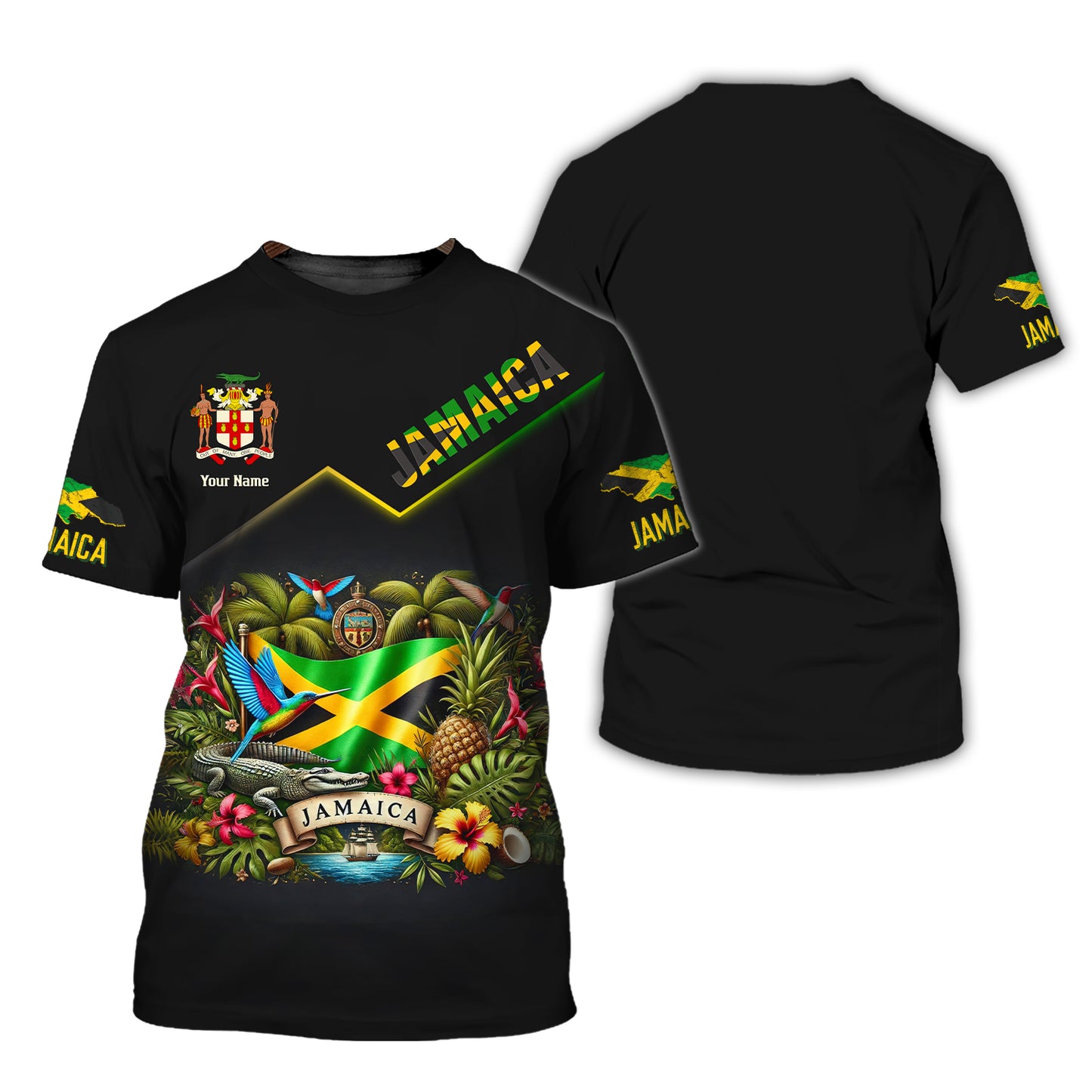 T-shirt personnalisé Jamaica Pride - Adoptez la culture jamaïcaine