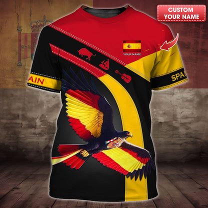 Camiseta personalizada Orgullo de España - Majestuosos iconos de águila y toro