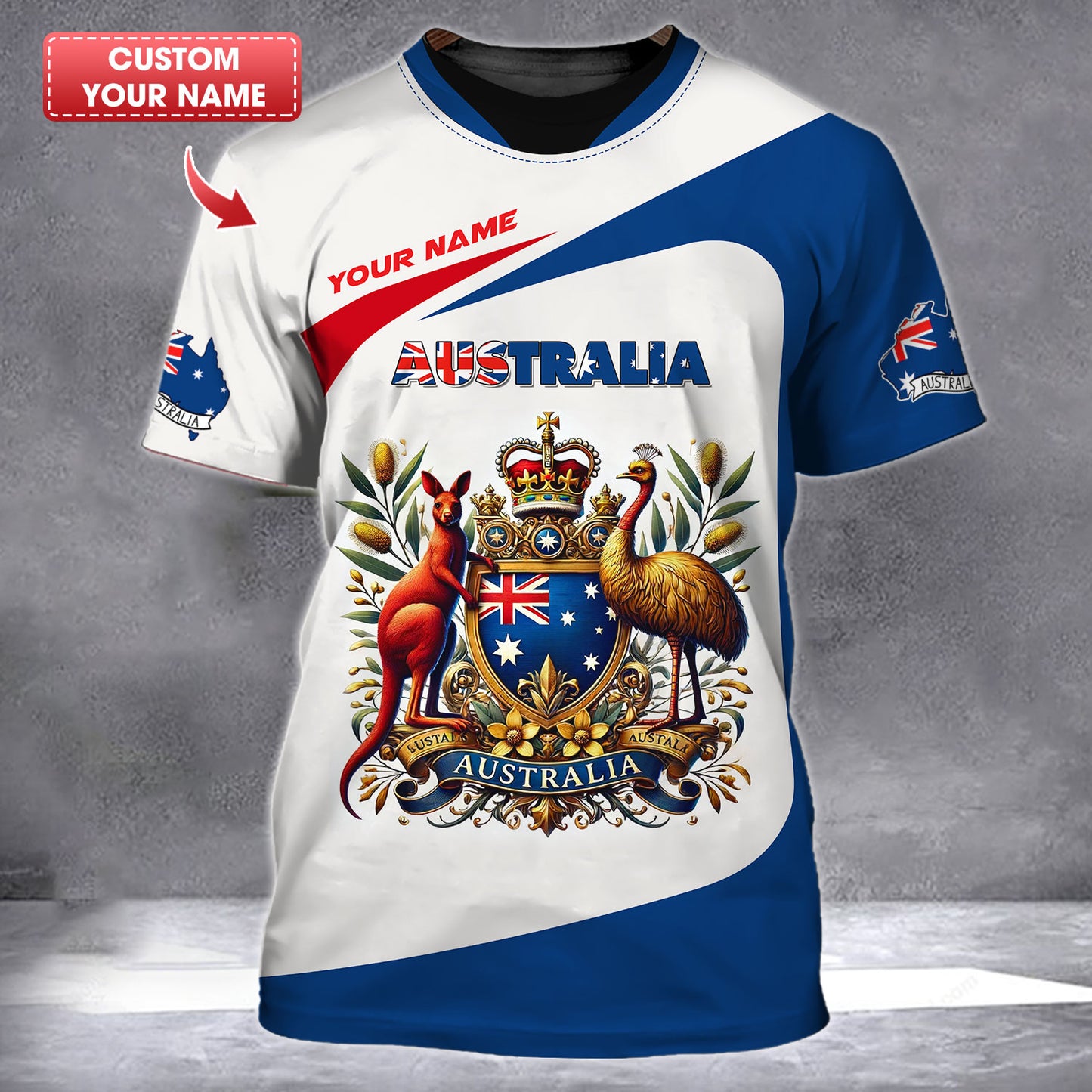 Personalized Australia Pride Shirt - National Symbol