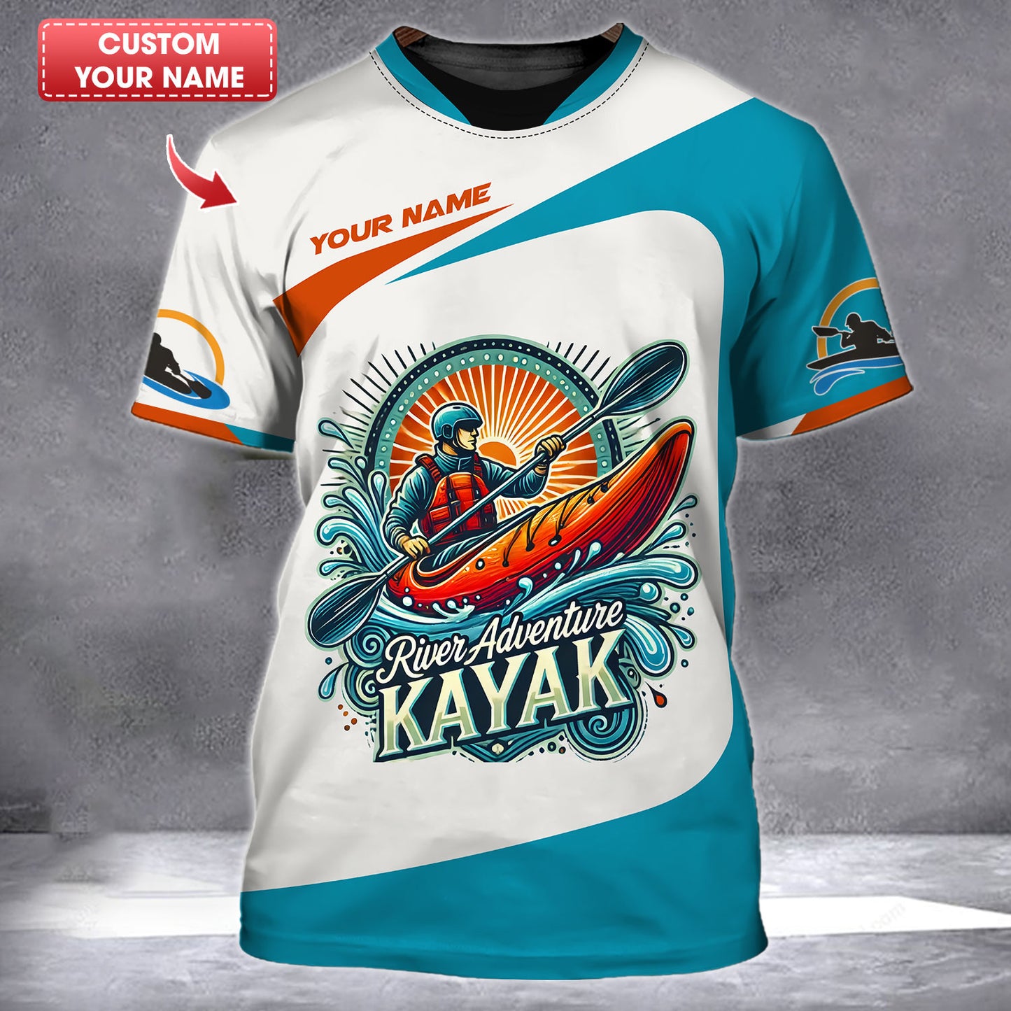 Kayak Unisex Shirt Personalized Name Shirt For Kayak Lovers