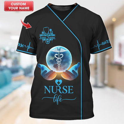 Camiseta de enfermera personalizada – Camiseta Nurse Life