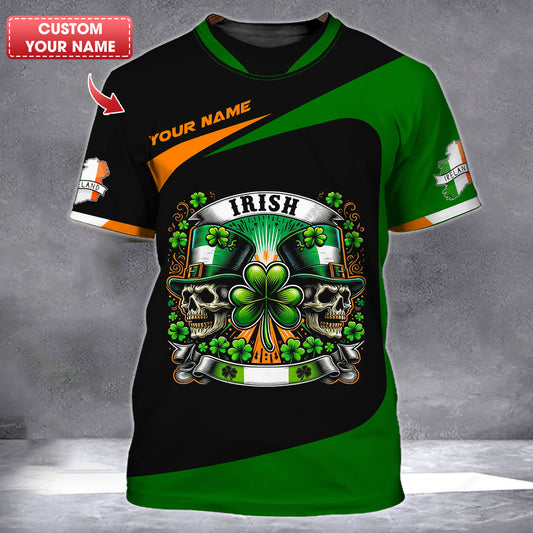 Personalized Ireland Pride Shirt - Celebrate Your Irish Heritage