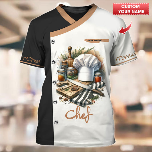 Camisetas de chef personalizadas: domine su arte culinario