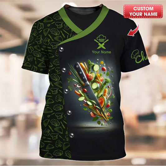 Camisetas de chef personalizadas: domina el arte de cocinar