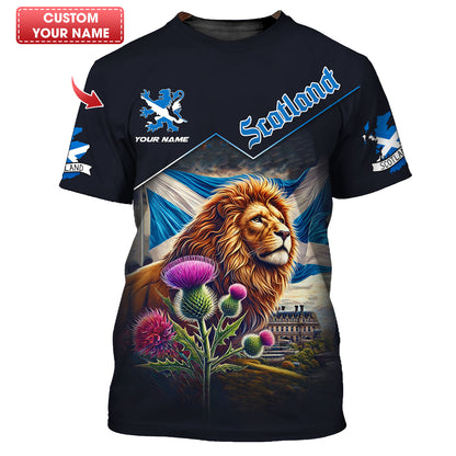 Personalized Scotland Pride Shirt - Celebrate Your Scottish Heritage