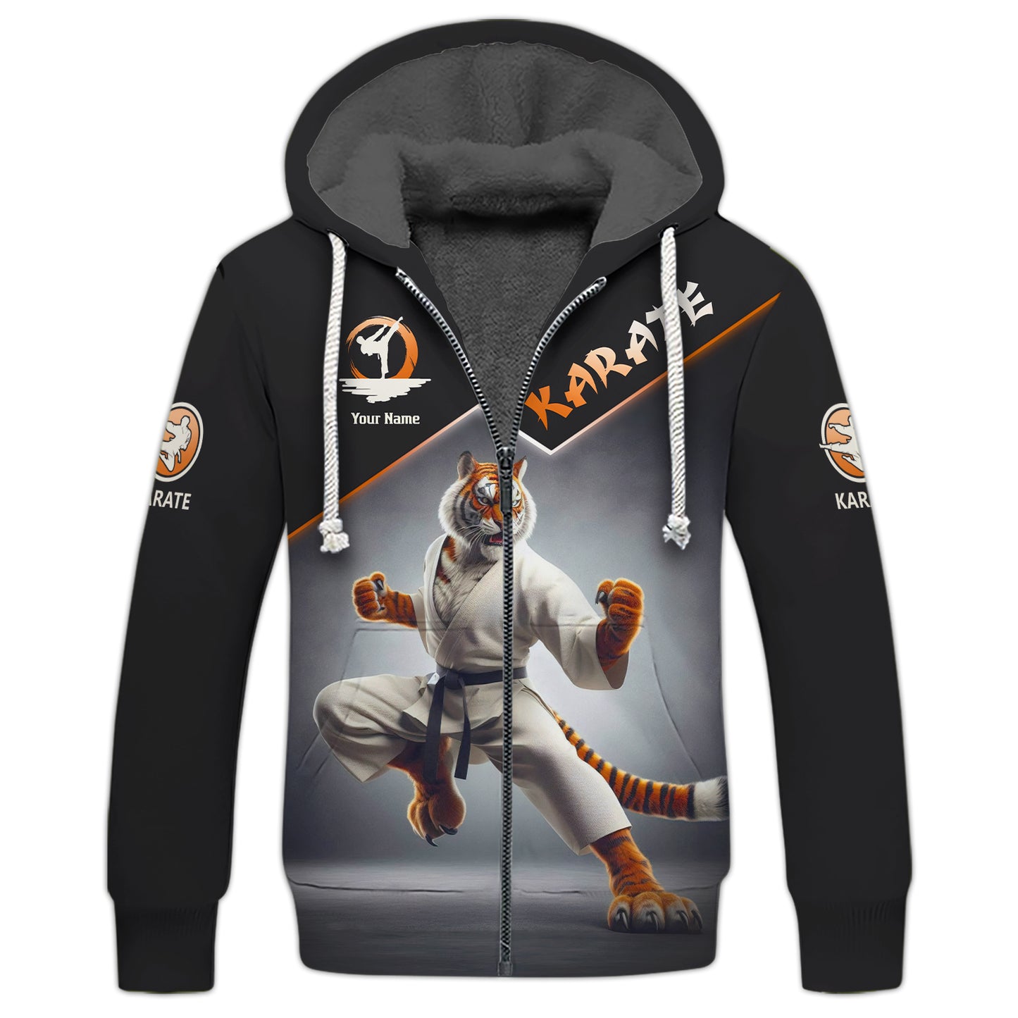 Personalized Karate Tiger Shirt - Unleash Your Inner Warrior