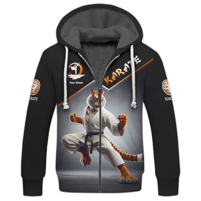 Personalized Karate Tiger Shirt - Unleash Your Inner Warrior